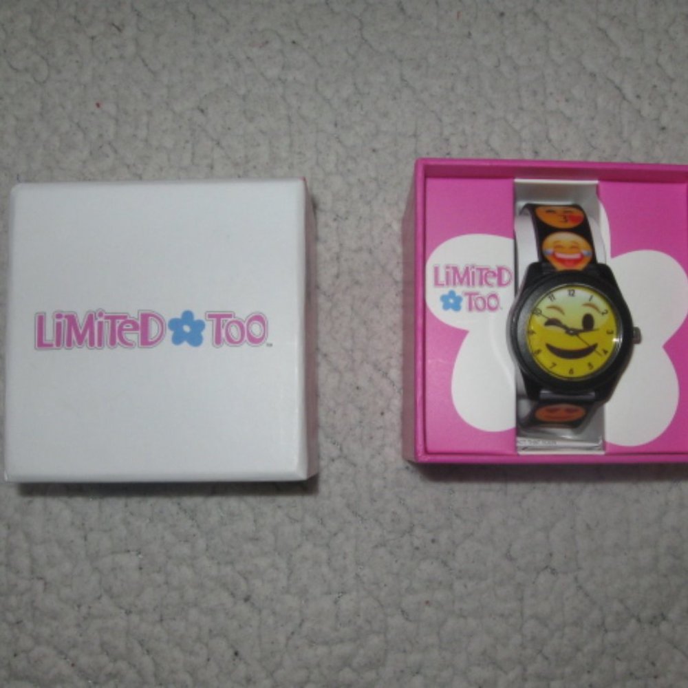 5/$30 Girls Limited Too Emoji Watch